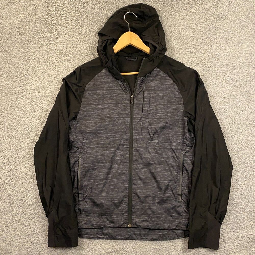 Lululemon Pack-It Jacket Mens‎ Small Lightweight Reflective Windbreaker Running